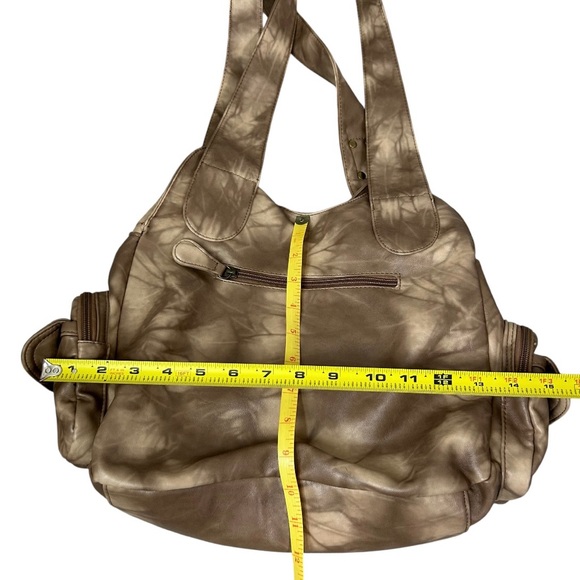 ANGEL BARCELO Angel Kiss Women’s HoboBag Handbag Coffee Bronze Multi Compartment - Picture 13 of 16